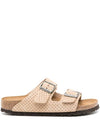 Arizona perforated suede slider sandals 1027066 - BIRKENSTOCK - BALAAN 1