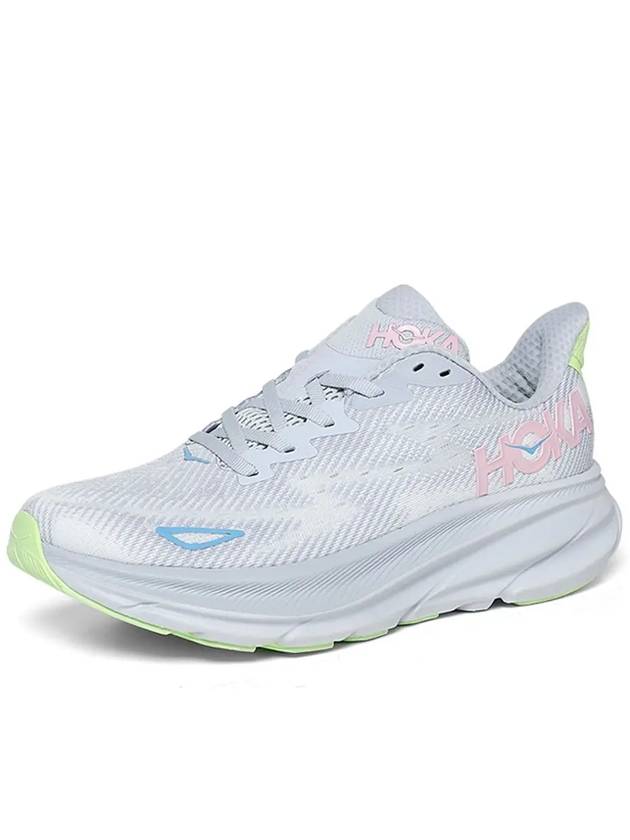 Clifton 9 Low Top Sneakers Grey - HOKA ONE ONE - BALAAN 4