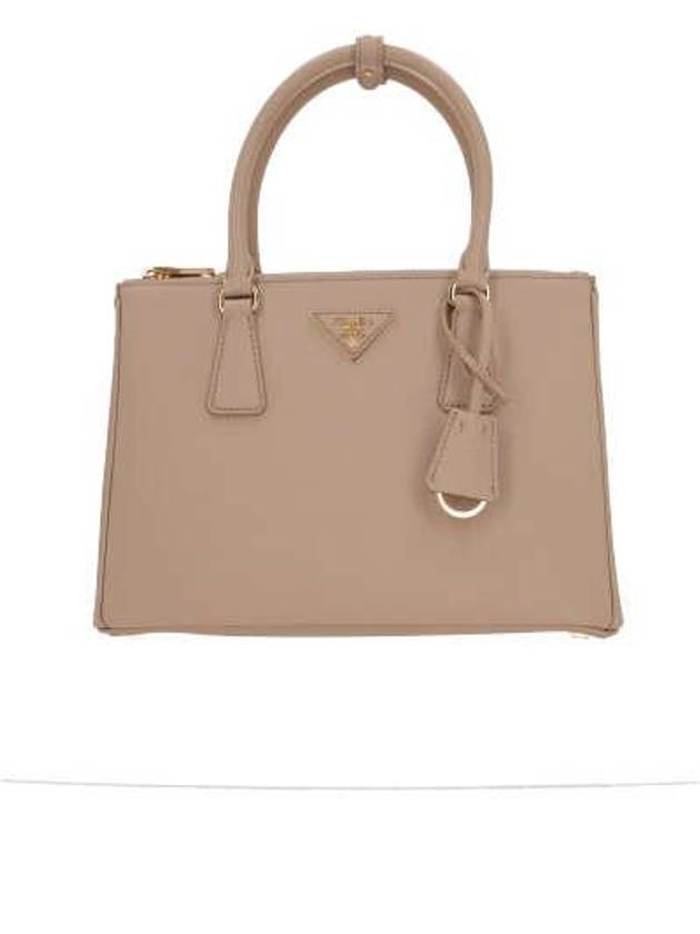 Medium Galleria Saffiano Leather Tote Bag Sand Beige - PRADA - BALAAN 2