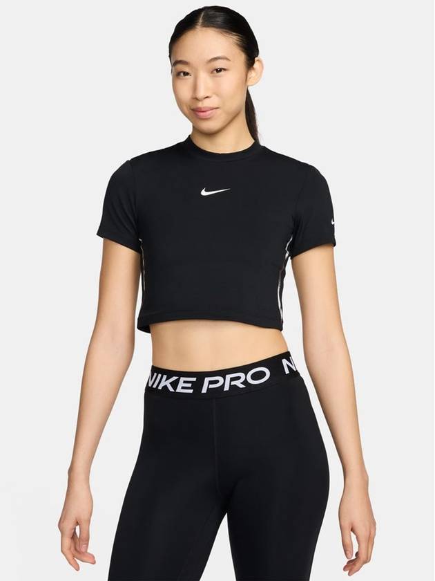 Dry fit crop t shirt FZ4758 010 black WOMENS M Asian - NIKE - BALAAN 1