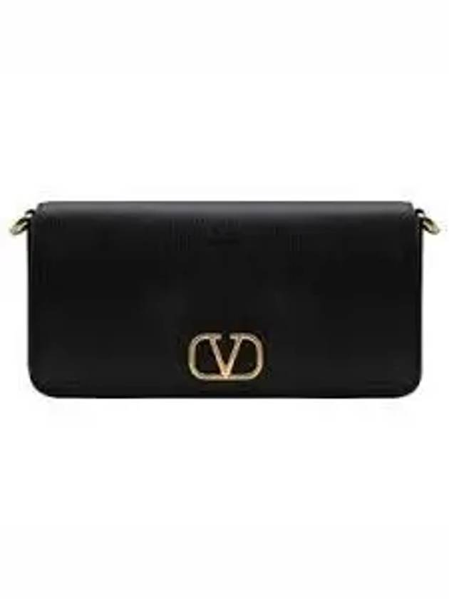 Gold V Logo Signature Shoulder Bag Bag Black - VALENTINO - BALAAN 2