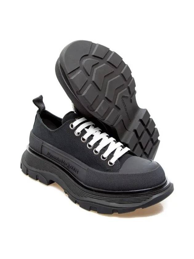 Tread Slick Lace Up Sneakers Black - ALEXANDER MCQUEEN - BALAAN 3