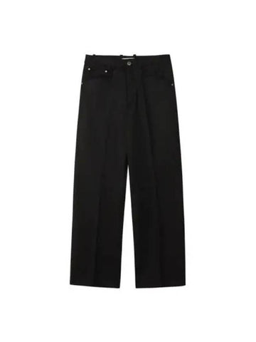 Flare fit wool pants black - NUAKLE - BALAAN 1