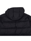 Seamless Logo Nylon Hooded Padded Jacket Black - STONE ISLAND - BALAAN 9