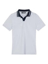 Women's Sammy Short Sleeve Polo Shirt Cloud White - J.LINDEBERG - BALAAN 2