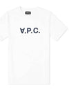 Men's VPC Logo Short Sleeve T-Shirt White - A.P.C. - BALAAN 2