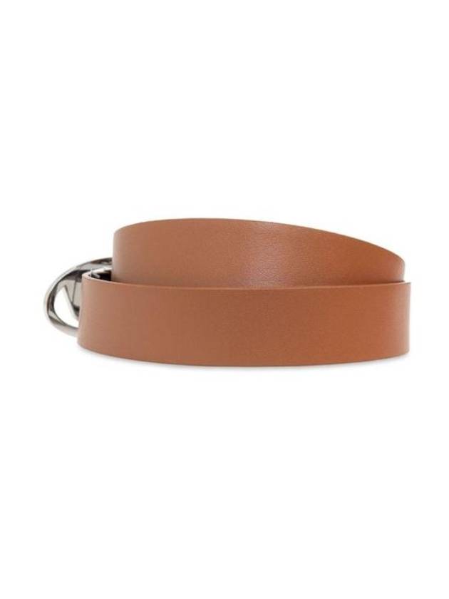 B 1DR W REV II 30 Oval D Buckle Reversible Leather Belt Brown - DIESEL - BALAAN 3