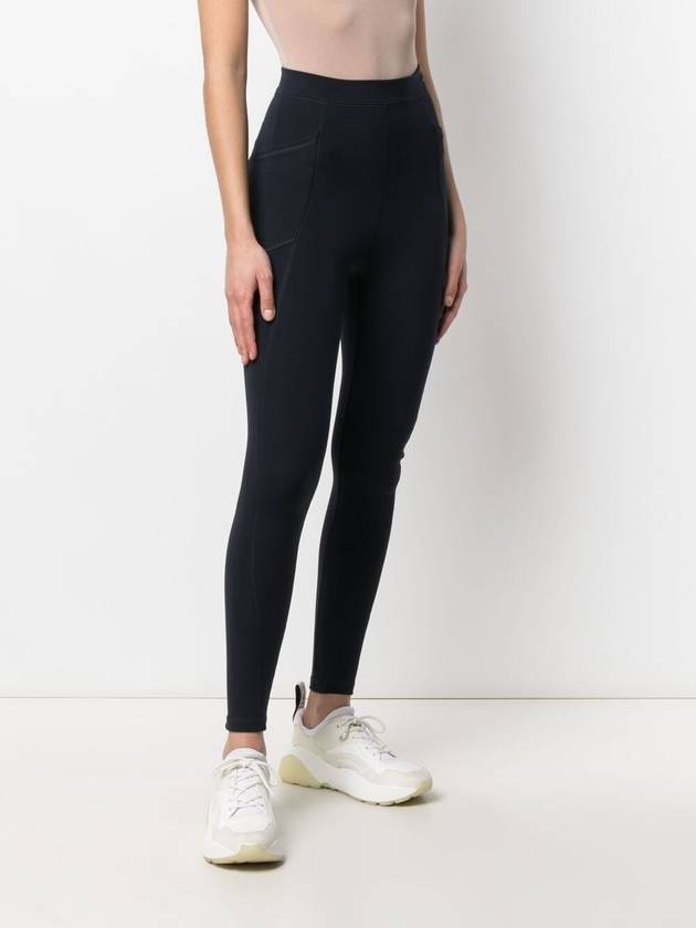 Women's Skuba Logo Print Leggings Navy - STELLA MCCARTNEY - BALAAN 12