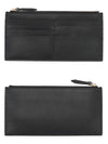 Graphy Chain Leather Long Wallet Black - FENDI - BALAAN 5