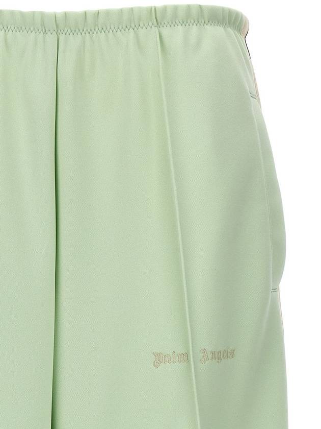 Short Pants PWCJ010S24FAB001 5103 GREEN - PALM ANGELS - BALAAN 5