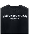 M243TS27723B Back Logo Cotton Round Sweatshirt Black Women s TR - WOOYOUNGMI - BALAAN 5