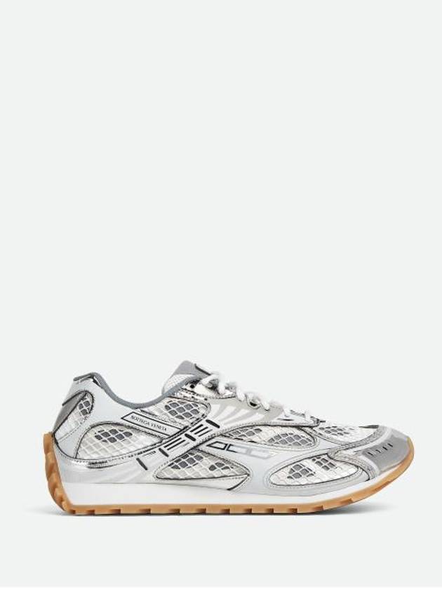 Orbit Mesh Low Top Sneakers Silver - BOTTEGA VENETA - BALAAN 2