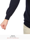 Men's Jerry Wool Long Sleeve Polo Shirt Navy - A.P.C. - BALAAN 9