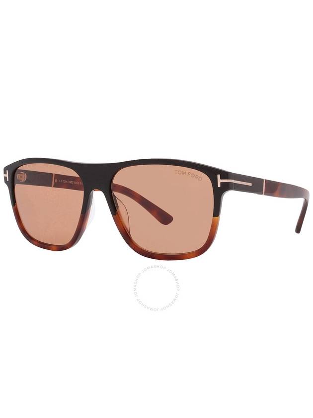 Frances Brown Square Mens Sunglasses - TOM FORD - BALAAN 3