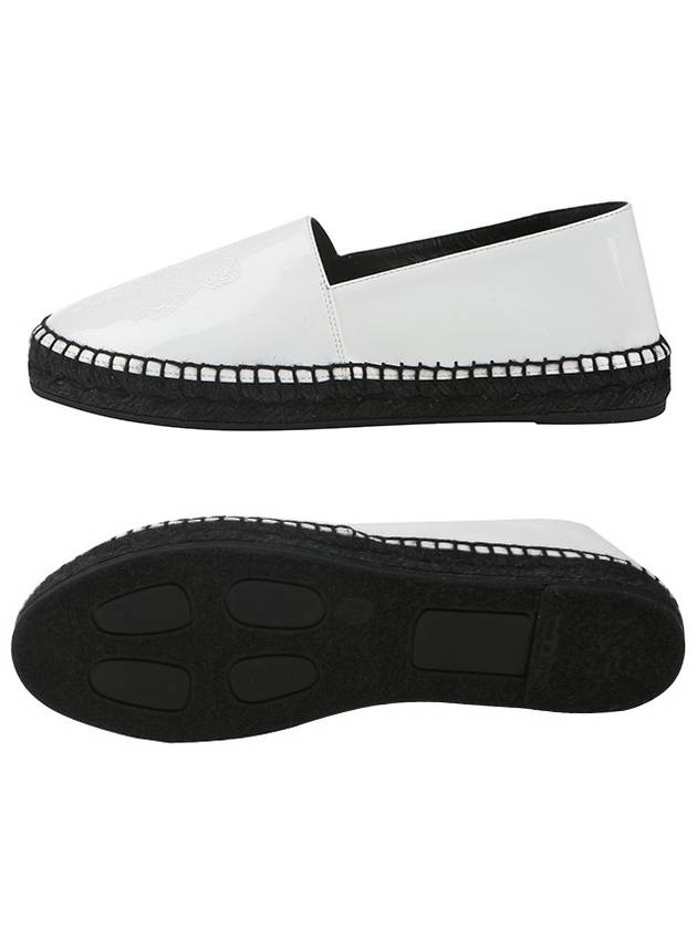 Tiger Logo Espadrilles Black White - KENZO - BALAAN 7