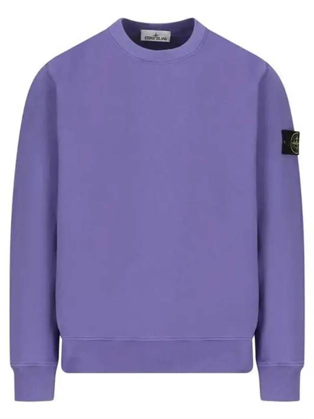 Wappen Patch Garment Dyed Sweatshirt Lavender - STONE ISLAND - BALAAN 2