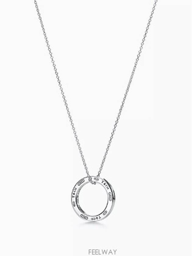 1837 Circle Pendant Necklace Silver - TIFFANY & CO. - BALAAN 4