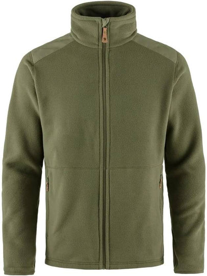 Men's Sten Fleece Zip-Up Jacket Green - FJALL RAVEN - BALAAN 2