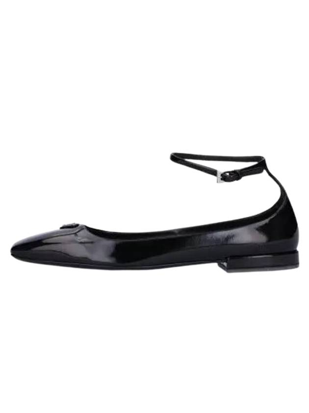 Patent Leather Ballerina Flats Black - PRADA - BALAAN 1