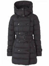 Detachable Hoodie Puffer Coat Padded Black - BURBERRY - BALAAN 2