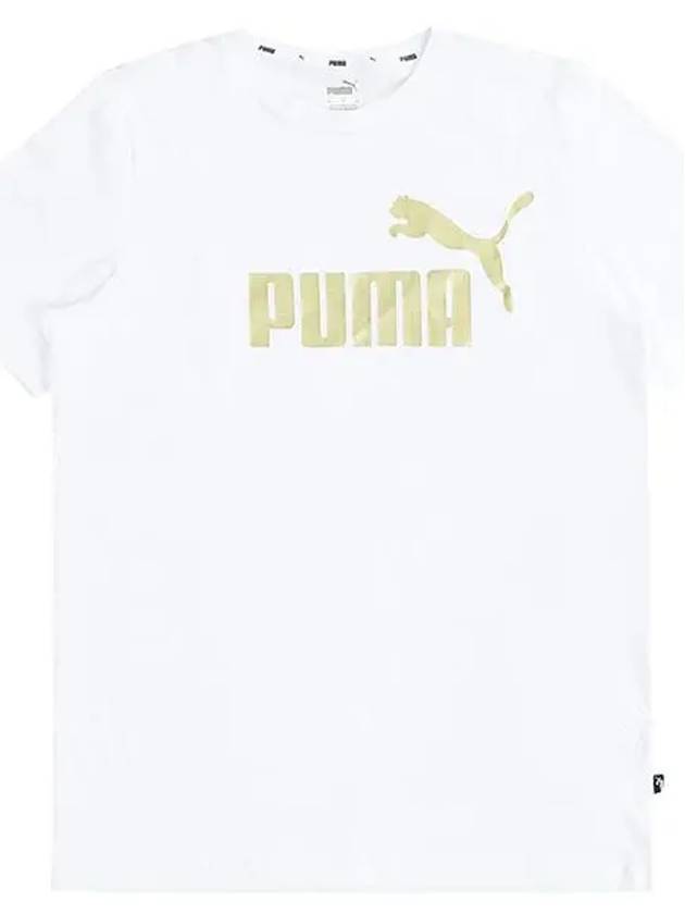 Short Sleeve Tee 586758 02 Essential Logo Execution - PUMA - BALAAN 2