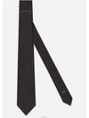 Handwriting Logo Tie Black - DIOR - BALAAN 4