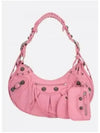 Le Cagole Small Leather Shoulder Bag Pink - BALENCIAGA - BALAAN 2