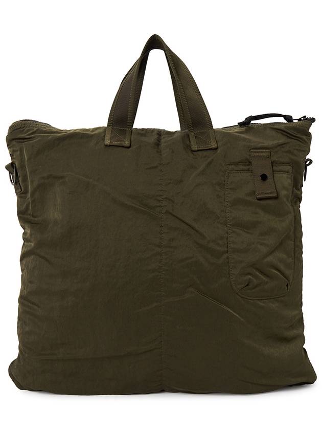 Nylon B Lens Tote Bag Green - CP COMPANY - BALAAN 4