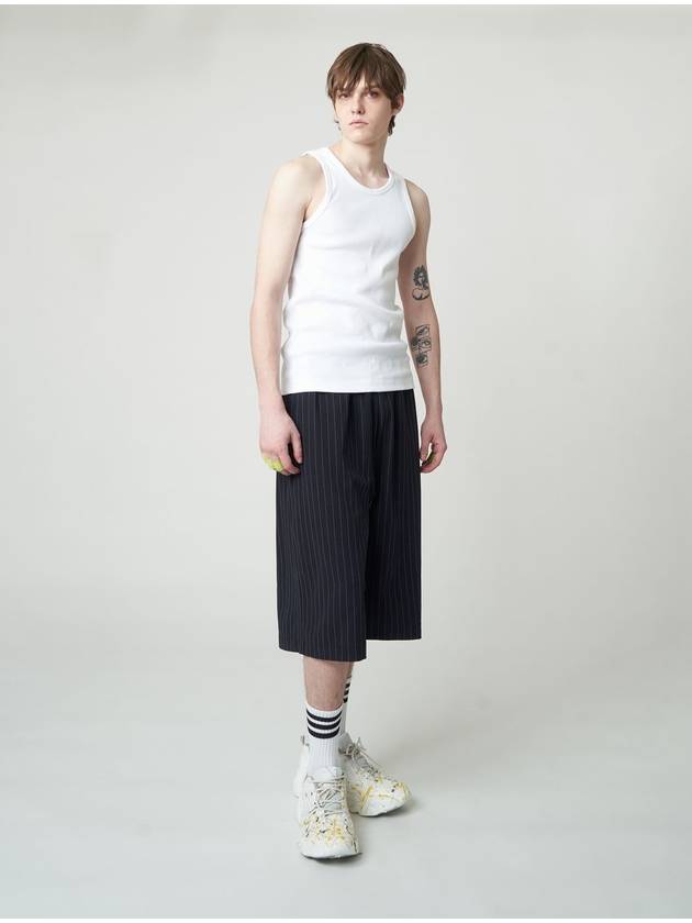 Ribbed Sleeveless White - ATHPLATFORM - BALAAN 7