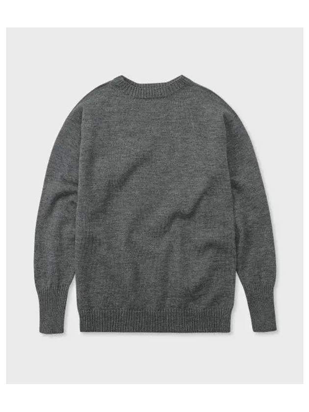 ANDERSEN Seaman crew neck gray - ANDERSEN-ANDERSEN - BALAAN 1