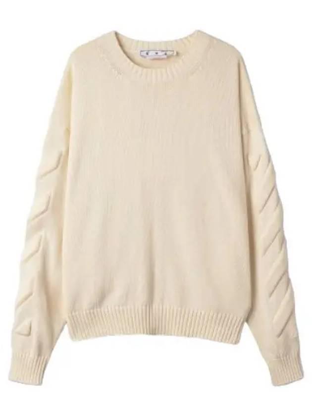 Diag knit beige - OFF WHITE - BALAAN 1