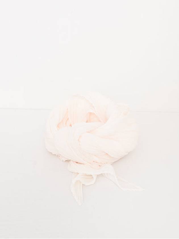 Pleats Basic Scarf White - ISSEY MIYAKE - BALAAN 3