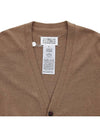 Cashmere Back Stitch Cardigan Beige - MAISON MARGIELA - BALAAN 4