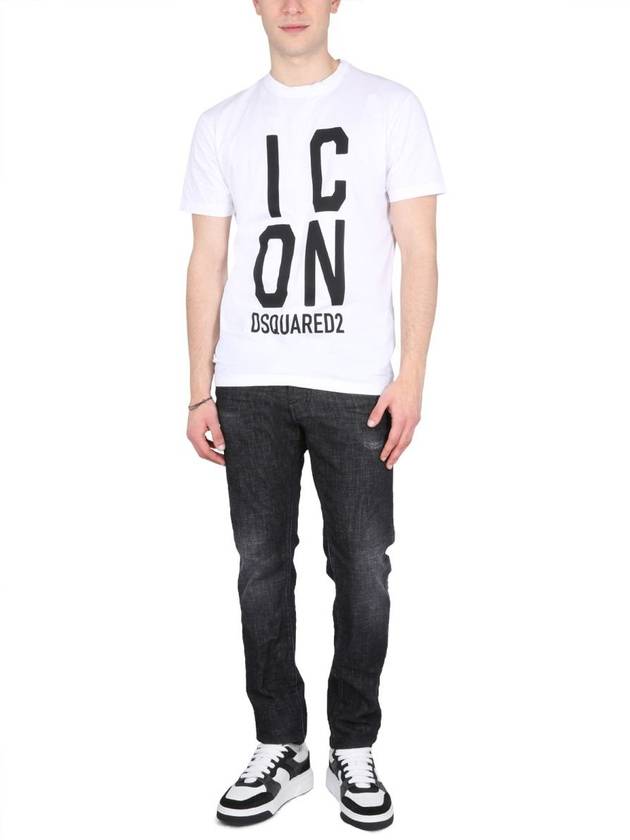 Cool Guy Logo Patch Jeans Black - DSQUARED2 - BALAAN 3