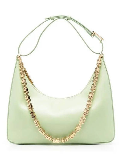 Moon Cut Chain Shoulder Bag Green - GIVENCHY - BALAAN 2