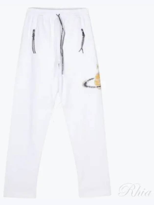 Time Machine Football Cotton Straight Pants White - VIVIENNE WESTWOOD - BALAAN 2