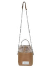 5AC Number Logo Texture Leather Bucket Bag Brown - MAISON MARGIELA - BALAAN 4