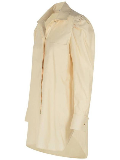 Max Mara 'Faraday' Cream Cotton Shirt - MAX MARA - BALAAN 2