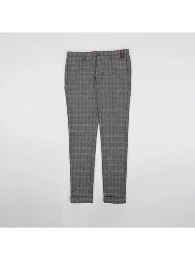 Tattersall Check Wool Blend Capra Pants PT186 - IKALOOOK - BALAAN 1