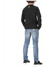 EA7 Gold Logo Sweatshirt Sweatshirt Black - EMPORIO ARMANI - BALAAN.