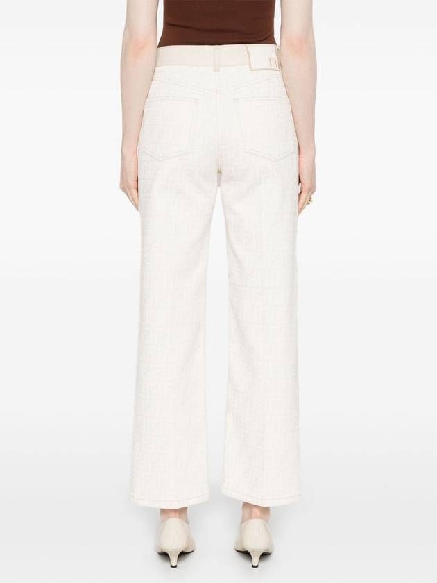 FF Long Jeans White - FENDI - BALAAN 5