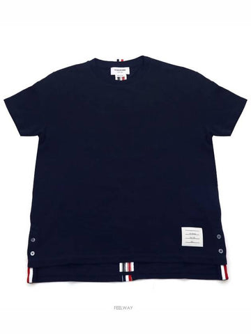 men s short sleeve t shirt - THOM BROWNE - BALAAN 1