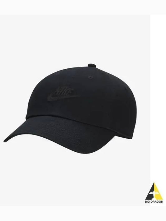 Club Unstructured Futura Washed Ball Cap Black - NIKE - BALAAN 2