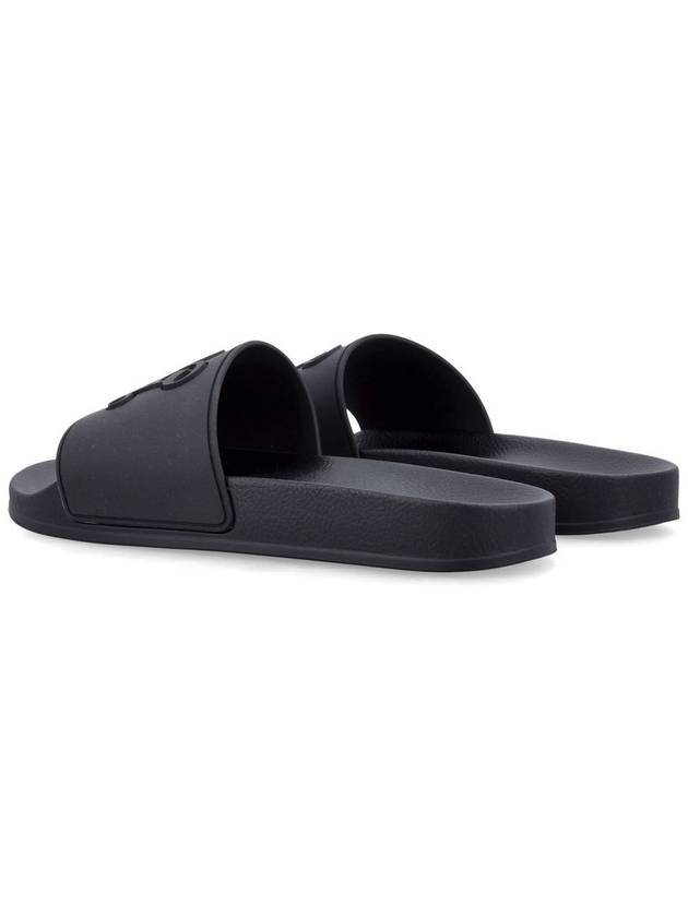 Palm Angels Monogram Full Slippers Black - PALM ANGELS - BALAAN 5