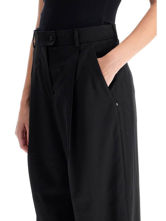 Bella oversized stretch wool wide pants black - MAX MARA SPORTMAX - BALAAN 5