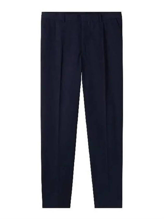 Casual Cotton Straight Pants Navy - A.P.C. - BALAAN 2