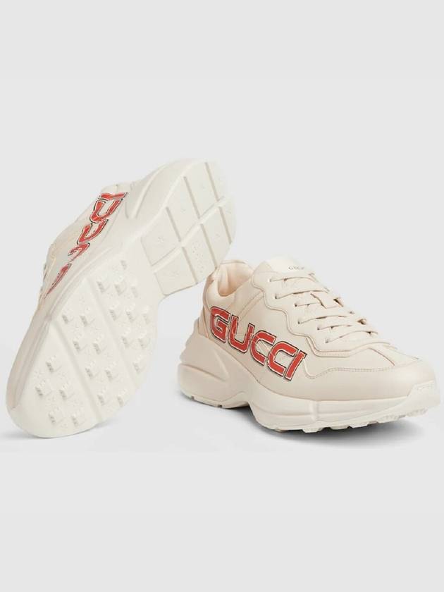 Rhyton Low Top Sneakers Ivory - GUCCI - BALAAN 4