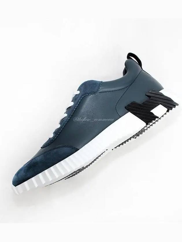 Bouncing Low Top Sneakers Blue - HERMES - BALAAN 7