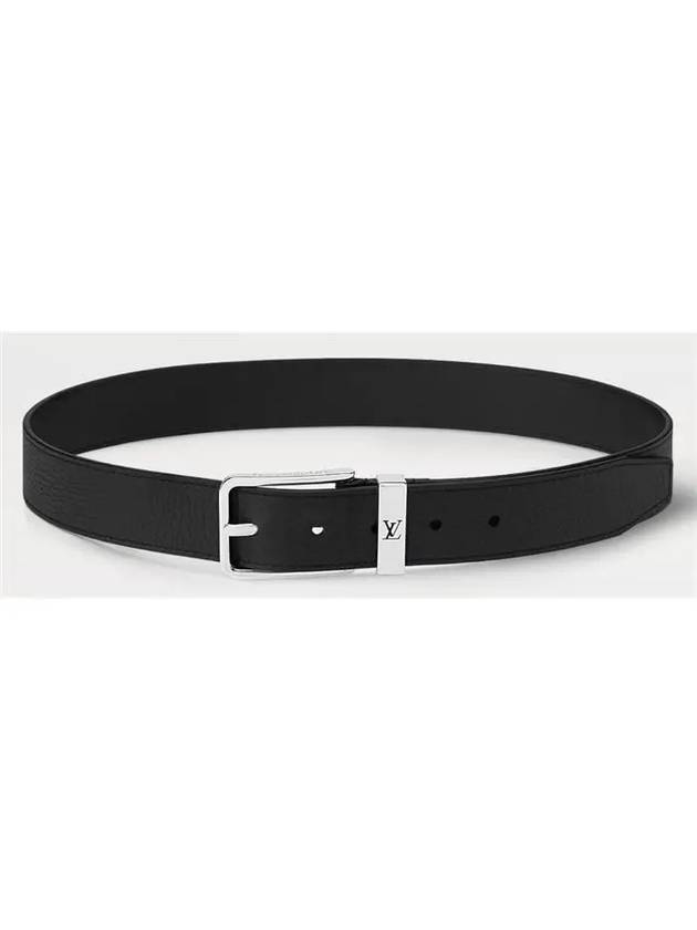 Pont Neuf 35MM Leather Belt Black - LOUIS VUITTON - BALAAN 2