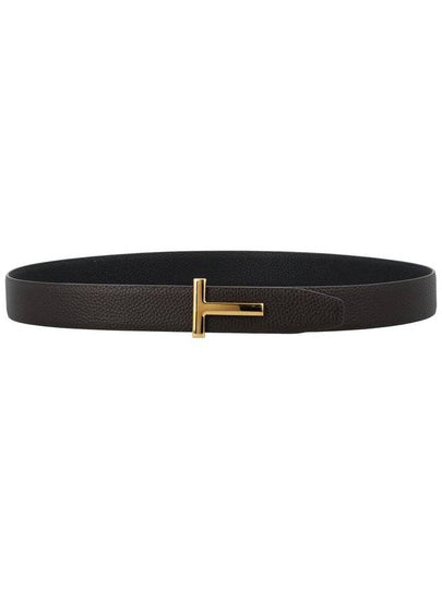 Small grain leather icon belt - TOM FORD - BALAAN 2